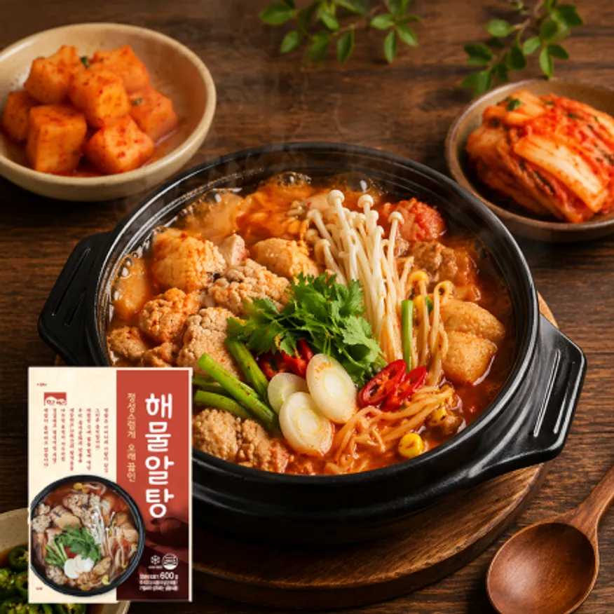 고향식품 옛맛 해물 알탕 550g 얼큰한 육수 3팩 이미지