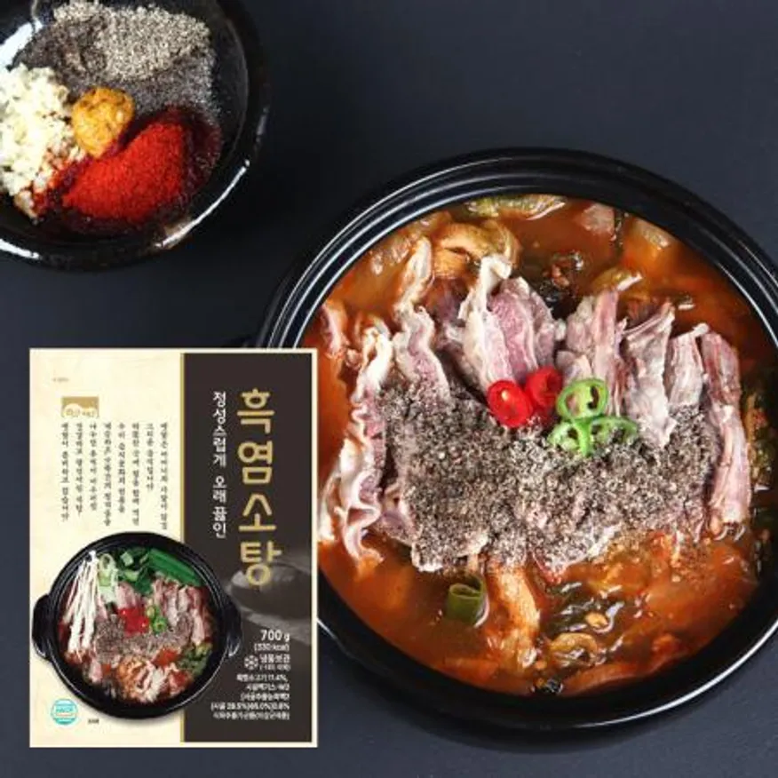 고향식품 옛맛 흑염소탕 보양식 기력탕 간편조리 밀키트 3팩 이미지