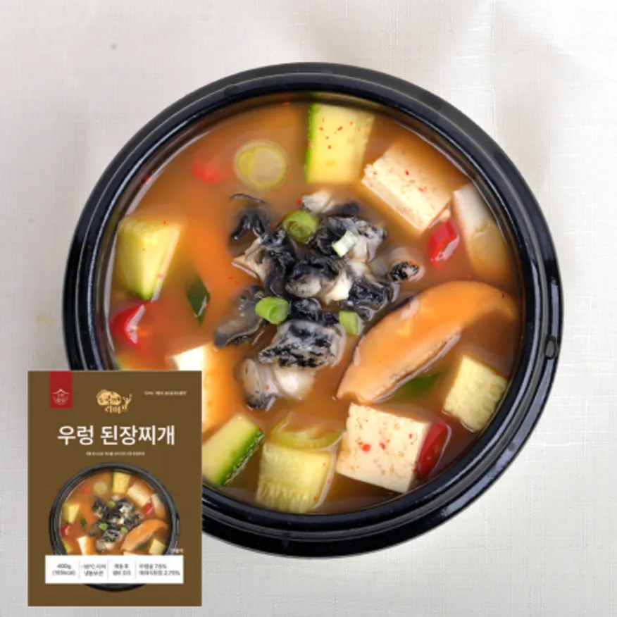 쿡앤라이프 구수한 우렁 된장찌개 400g 재래식된장 3팩 이미지