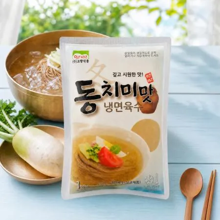 고향식품 옛맛 물냉면 메밀냉면 X 동치미맛육수 10인분 세트 이미지