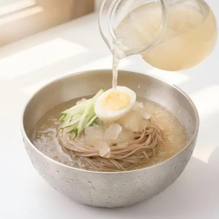 고향식품 옛맛 물냉면 메밀냉면 X 동치미맛육수 10인분 세트 이미지