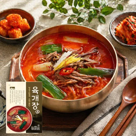 고향식품 옛맛 육개장 진 600g 소고기 볼살 5팩