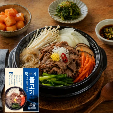 고향식품 옛맛 뚝배기 불고기 400g 캠핑 음식 밀키트 5팩