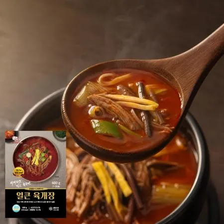쿡앤라이프 호텔식 진한 얼큰육개장 600g 3팩 이미지