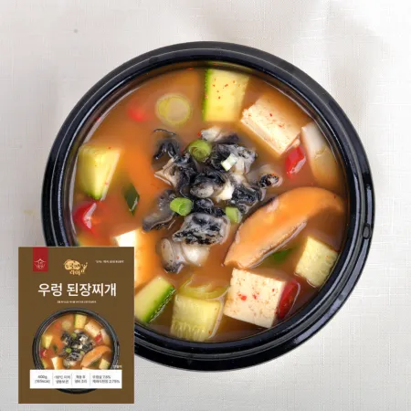 쿡앤라이프 구수한 우렁 된장찌개 400g 재래식된장 10팩
