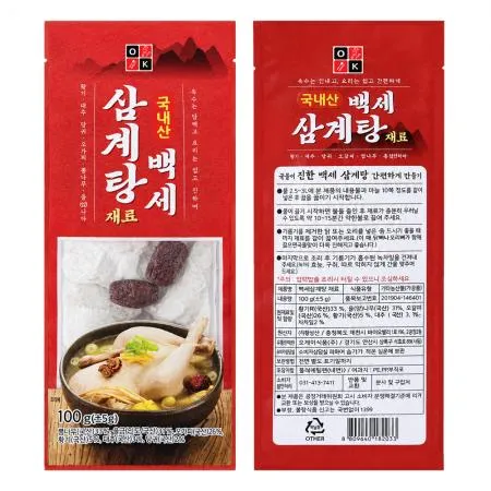 오케이 국산 삼계탕재료 티백 100g