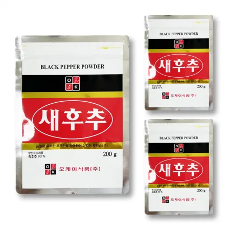 오케이 후추 90% 흑후추분말 업소용 후추가루 200g 이미지