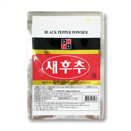오케이 후추 90% 흑후추분말 업소용 후추가루 200g 이미지