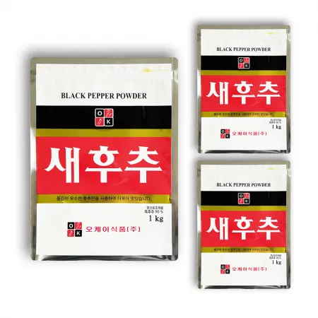 오케이 후추 90% 흑후추분말 업소용 후추가루 1kg 이미지