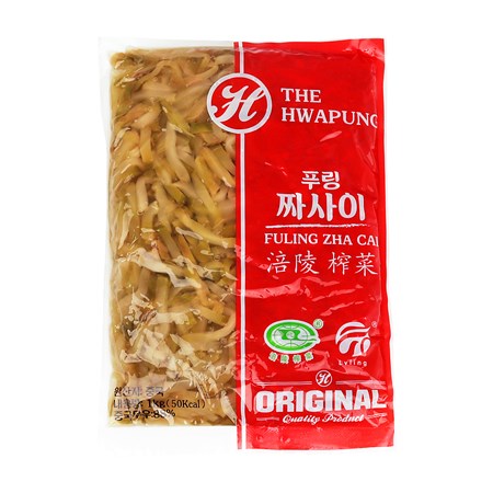 화풍 푸링 짜사이 1kg 중국 절임채소 대용량 FULING ZHACAI