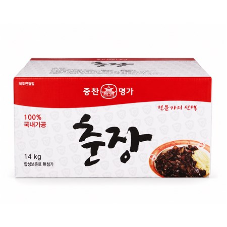 중찬명가 춘장 14kg 업소용 대용량 무방부제