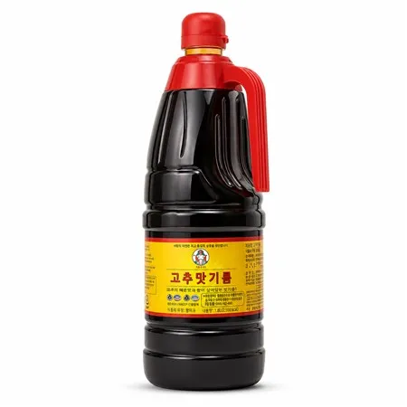 새댁표 고추맛기름 1.5L 향미유 업소용 이미지