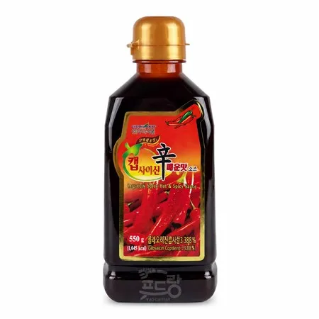 청우 캡사이신 매운맛소스 550g 액상 업소용 이미지
