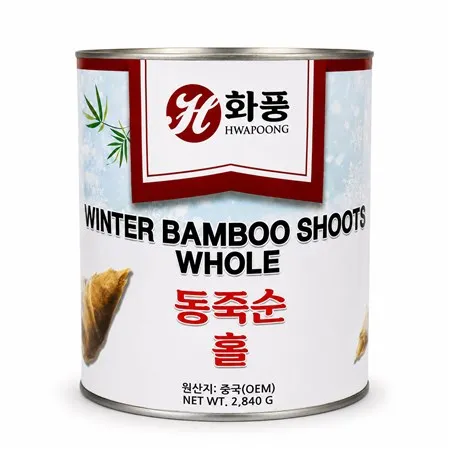 화풍 동죽순홀 2.8kg x 6개입 1박스 통조림