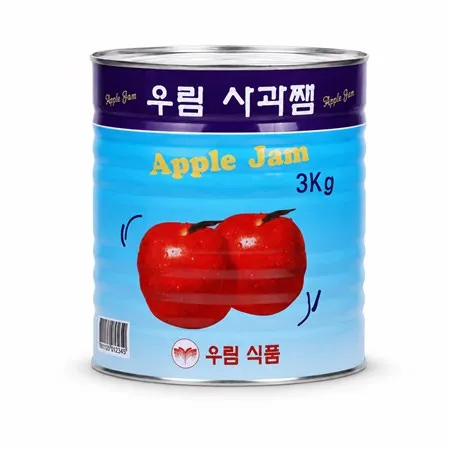 우림식품 사과잼 3kg 업소용 대용량 국산사과 이미지