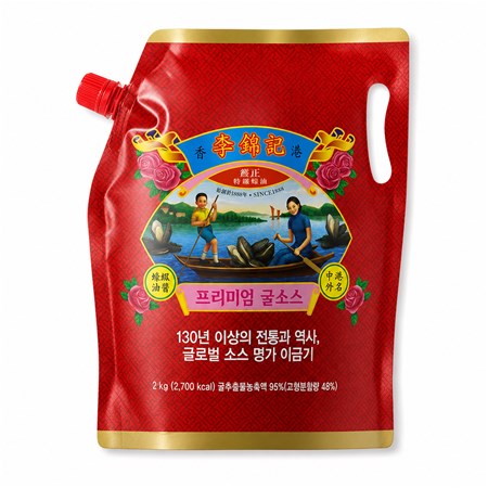 이금기 프리미엄 굴소스 2kg 대용량 파우치 업소용 중화소스 오뚜기수입