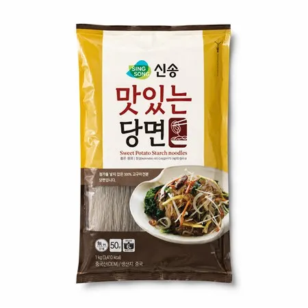 신송 맛있는 당면 1kg 고구마전분 잡채 대용량 이미지