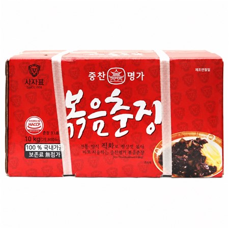 중찬명가 볶음춘장 10kg 사자표 업소용 HACCP