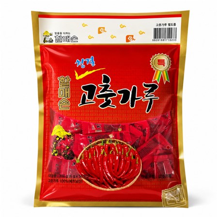 할매손 고춧가루 300g 6g×50개입 일회용 소포장 베트남산