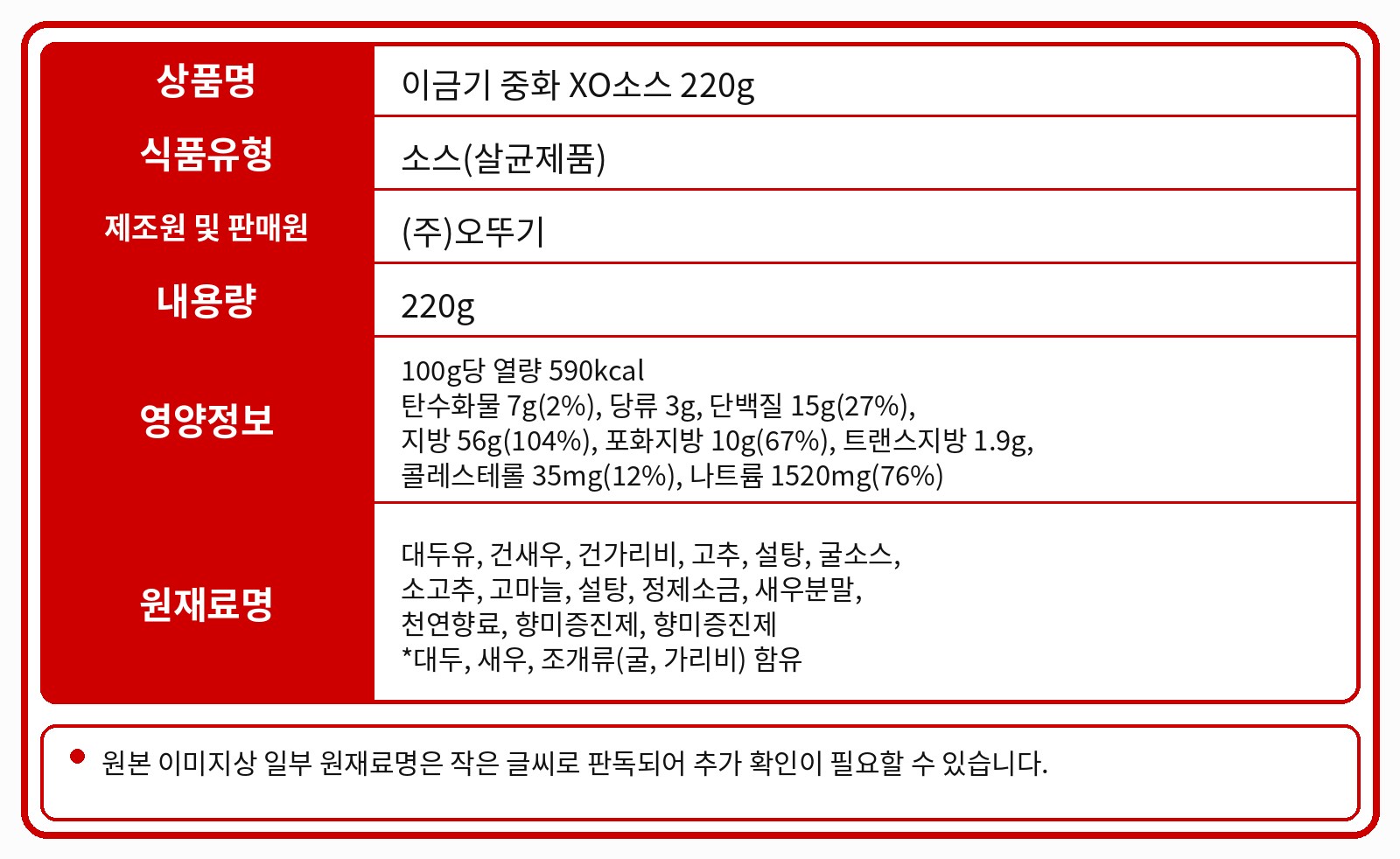 상품정보제공고시