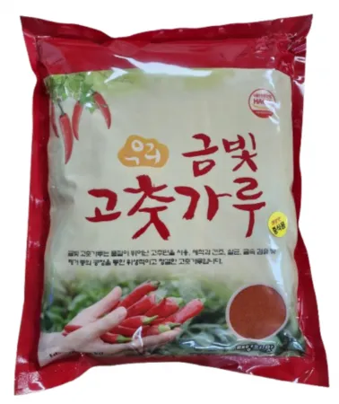 금빛 고춧가루(매운중식용/수입) 2.5kg 매운 고운입자