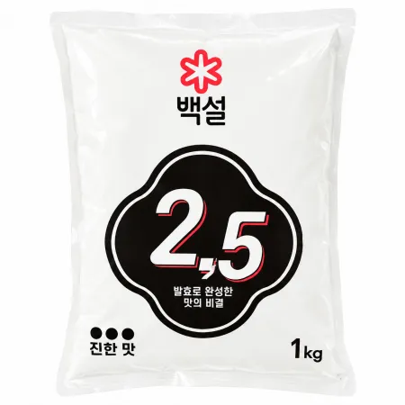 백설 바이오핵산2.5% 발효조미료 1kg