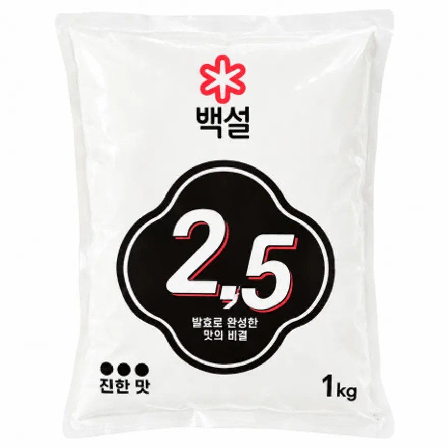 백설 바이오핵산2.5% 발효조미료 1kg 이미지
