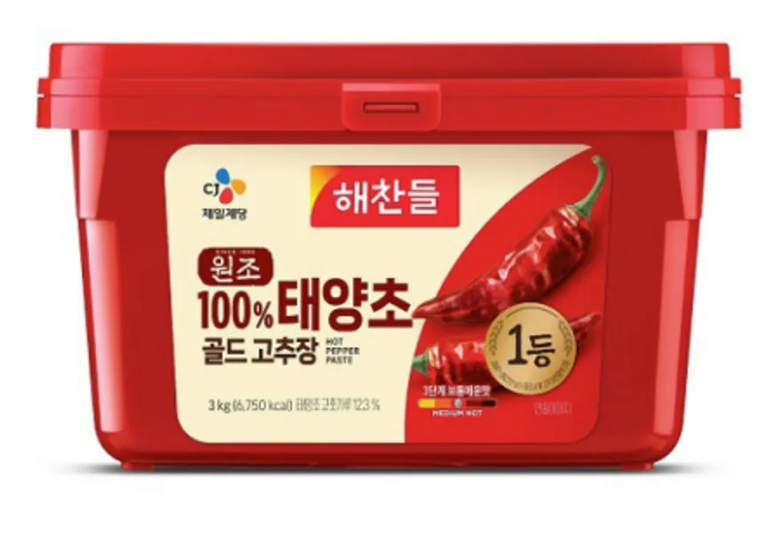 해찬들 태양초 골드 고추장 3kg 이미지
