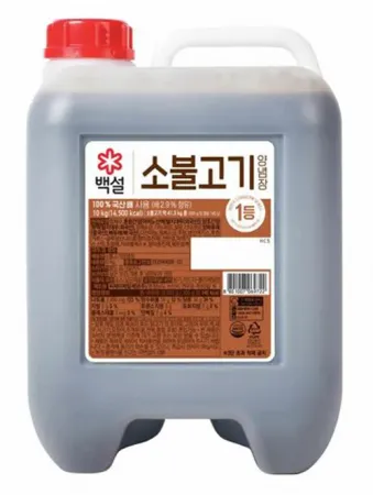백설 소불고기 양념장 10kg