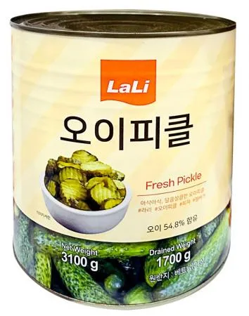라리 오이 피클 슬라이스 3.1kg * 6 [박스]
