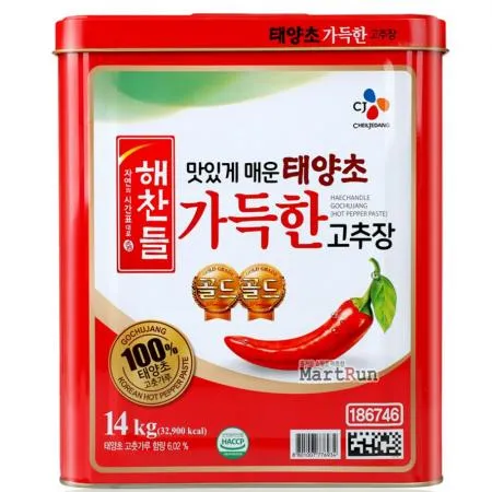 해찬들 태양초 가득한 고추장 14kg