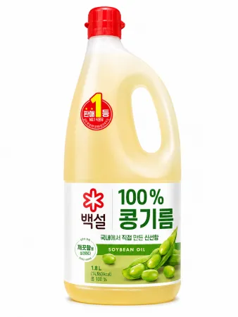 백설 콩기름 식용유 1.8L