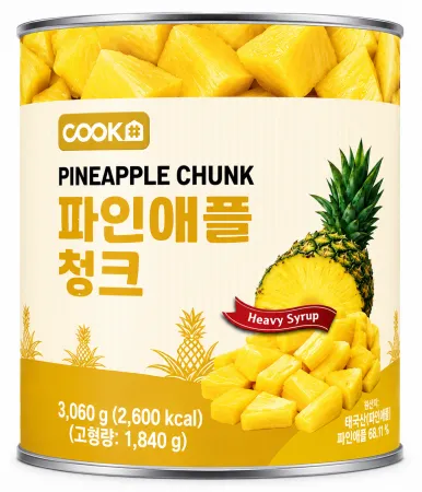 쿡샵 파인애플캔(청크) 3kg