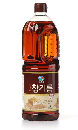 참고을 고소한 통참깨 100% 참기름 1.8L