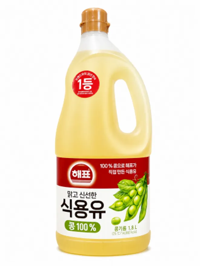 해표 콩기름 식용유 1.8L 이미지