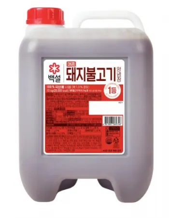 백설 매콤 돼지불고기 양념장 10kg