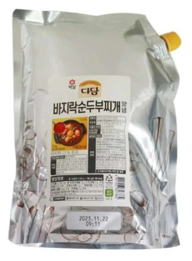 다담 바지락 순두부찌개양념 2kg 이미지