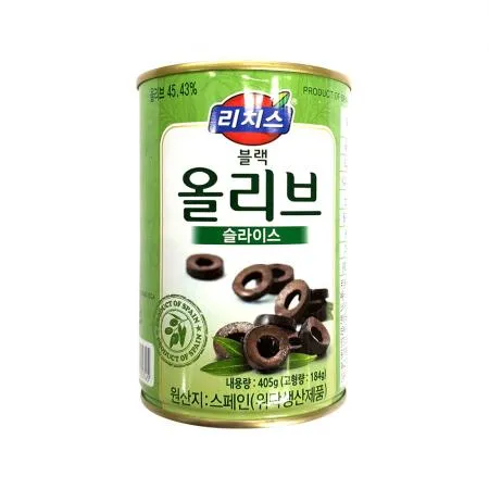 리치스 블랙올리브(슬라이스) 405g