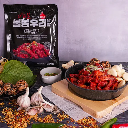 더리얼 숯불향 가득 맛있게 매운 불봉우리 닭발 (250g/냉동) 이미지