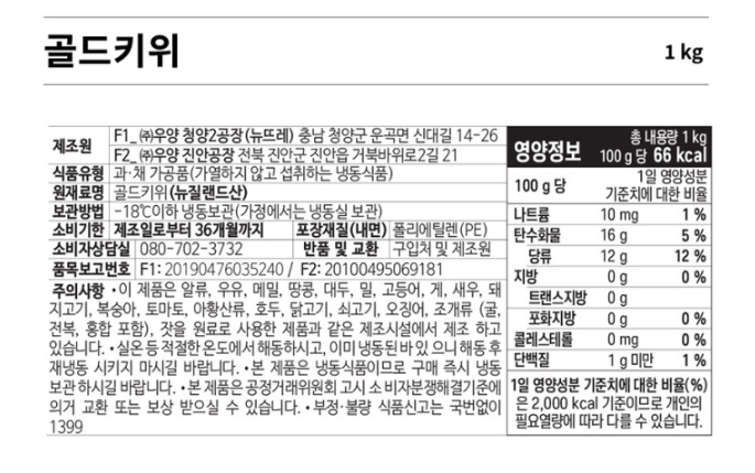 상품정보제공고시