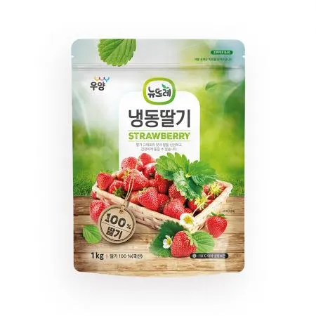 뉴뜨레 냉동 국산 냉동딸기 1kg