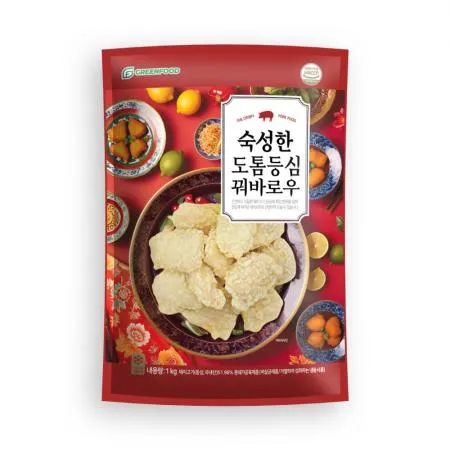 숙성한 도톰 등심 꿔바로우 1kg 이미지