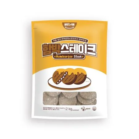 맘모스 함박스테이크 2kg