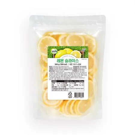 뉴뜨레 냉동 레몬 슬라이스 미국산 500g