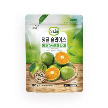 뉴뜨레 냉동 국산 청귤 슬라이스 500g