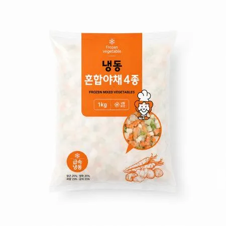 농우 냉동 혼합야채 4종