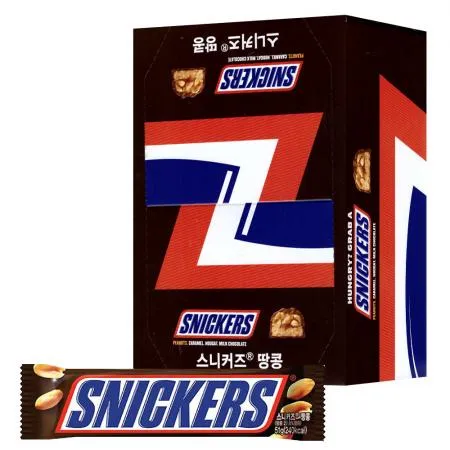 스니커즈 (땅콩) 초코바 51g x24개입 x2통
