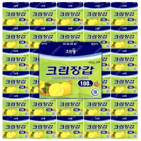 크린랩 크린장갑 일회용장갑 100매 x30개