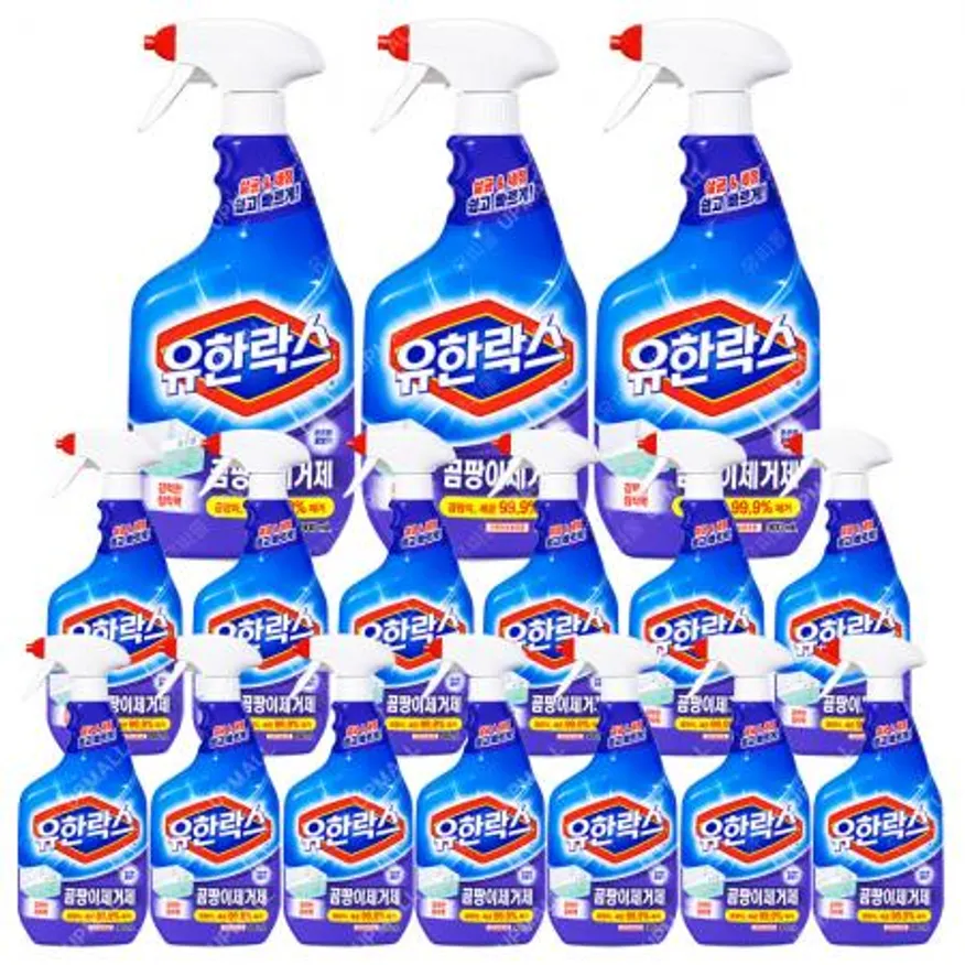 유한락스 곰팡이제거제 은은한꽃향기향 900ml x16개 이미지