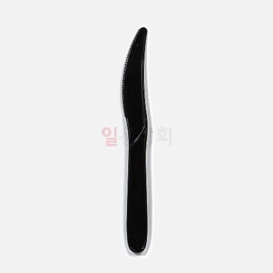 일회용 나이프 CI 벌크포장 500개 검정 이미지